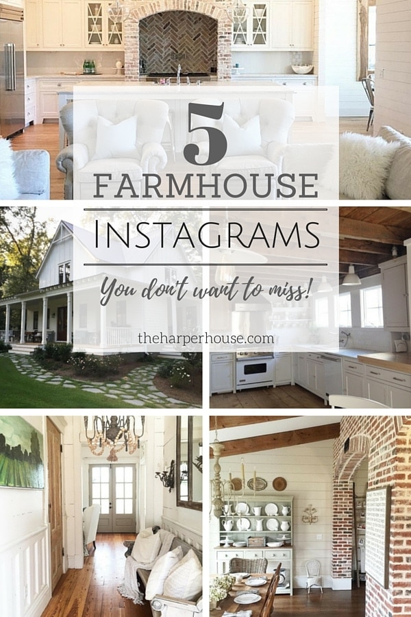 Take a look a these 5 awesome farmhouse Instagram accounts you won't want to miss | The Harper House
