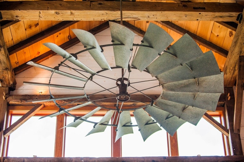 This is an awesome statement making ceiling fan! find out where to buy these on the blog www.theharperhouse.com