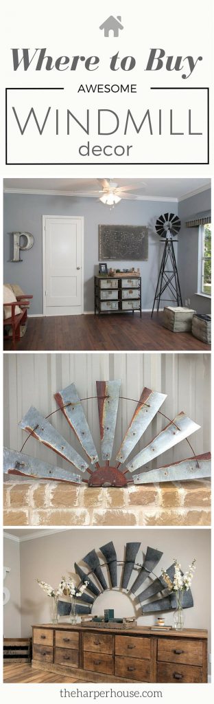 This is awesome! I've always wondered where to buy Fixer Upper windmill decor just like Joanna Gaines uses in her designs! www.theharperhouse.com