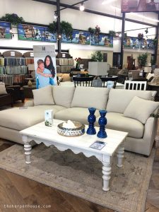 Magnolia Home Furniture Real Life Opinions The Harper House   Magnolia Home Sectional 1 225x300 