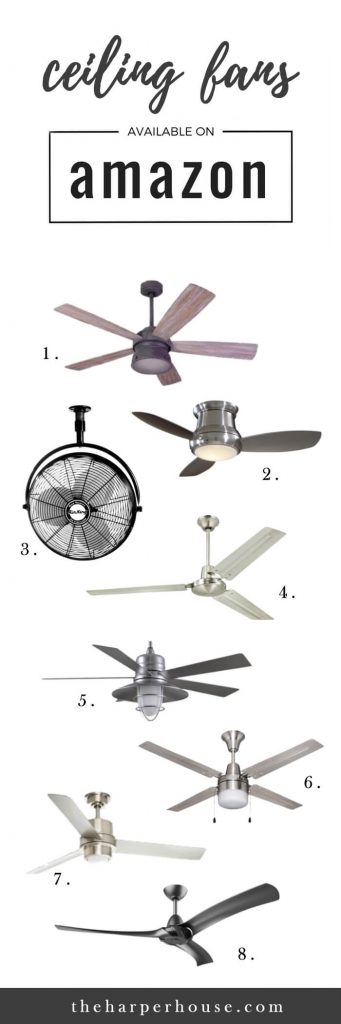 Farmhouse Ceiling Fans: Find them on Amazon! | The Harper House