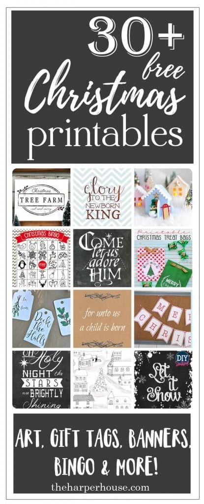 Free Christmas Printables | The Harper House