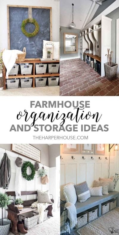 Farmhouse Organization and Storage Ideas | The Harper House