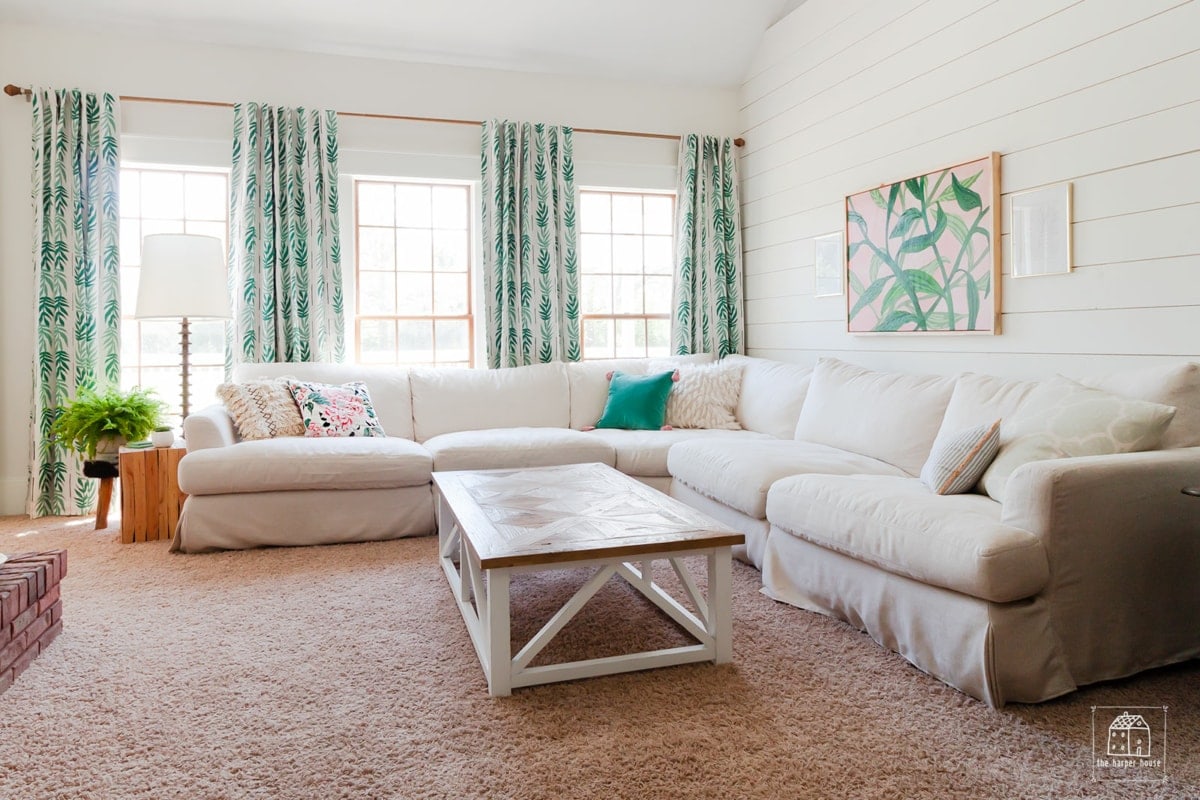 Our Living Room Refresh With Drew Barrymore's Flower Home From Walmart ...