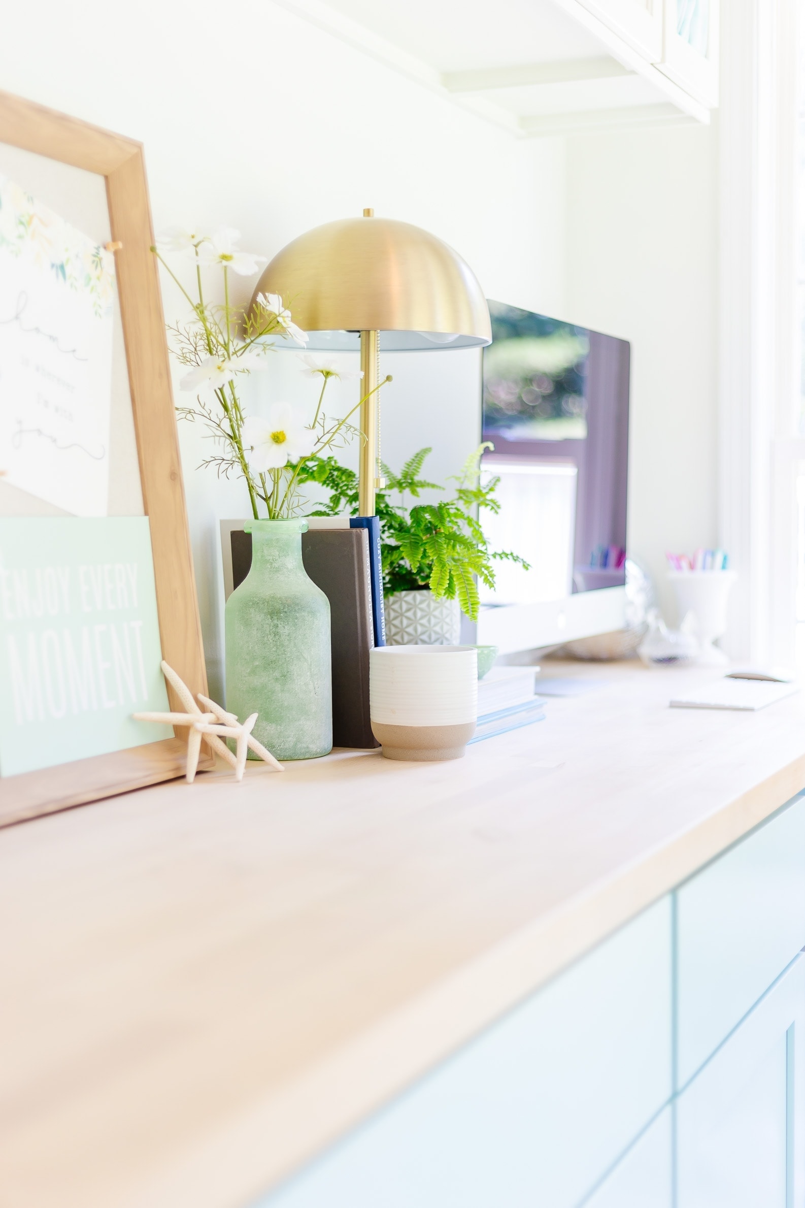 Summer Office Decor with Walmart | The Harper House